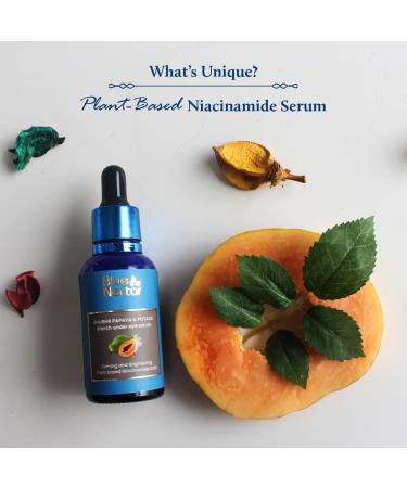 Blue Nectar Under Eye Serum - Plant-Based Niacinamide for Dark Circles & Puffiness | Advanced Skin Firming & Brightening Formula (17 Herbs 1 Fl OZ - Buy Online on GoSupps.com