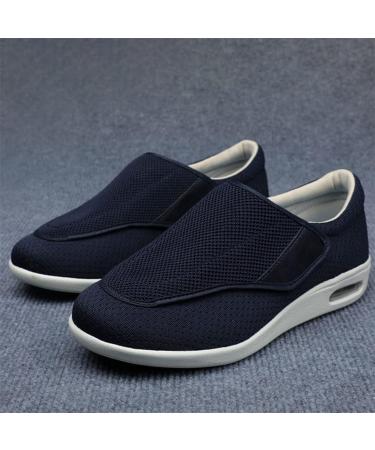 MOCINNA Men's Diabetic Shoes Wide Width Slip-On Sneakers for Arthritis Swollen Feet - Blue - Size 13 - Buy Online on GoSupps.com