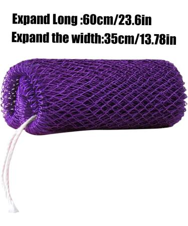 African skin smoothing peeling deep cleansing bath massage for arms legs feet neck and back daily care travel gym bathroom Lilac - Buy Online on GoSupps.com