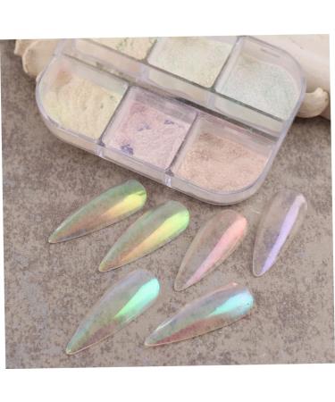 Chrome for Nails 6 Colors Shiny Nail Art Pigment Powder Set DIY Manicure Glitter Dust for Birthday Wedding - Buy Online on GoSupps.com
