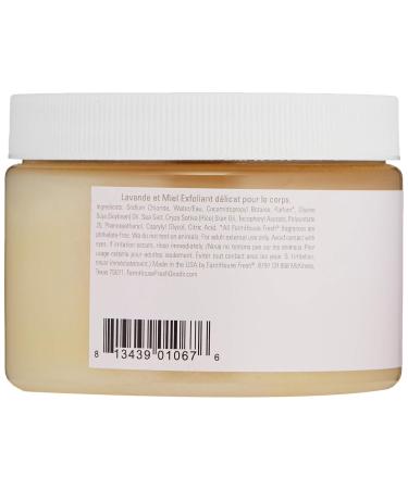 Farmhouse Fresh Honey-Lavender Fine Grain Salt Scrub 13.6 oz - Exfoliating Body Scrub for Soft Glowing Skin - Shop Internationally - Buy Online on GoSupps.com