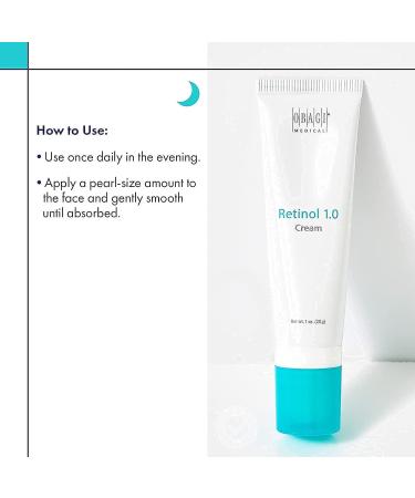 Obagi Medical 360 Retinol 0.5 Moisturizing Cream - Anti-Aging Face Moisturizer for Smooth, Radiant Skin - Targets Fine Lines, Wrinkles, and Acne - 1 oz - Buy Online on GoSupps.com
