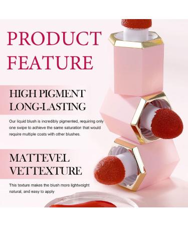 Long-Wearing Matte Liquid Blush Cream - Weightless & Smudge-Proof | Dewy Finish for Cheeks, Eyes, Lips - 1.51 Fl Oz (Mystery Pink) - Buy Online on GoSupps.com