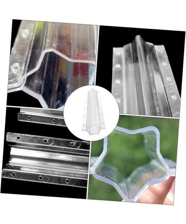 CAXUSD Toaster Oven 3pcs Vegetable Shaping Mold Fruit Melon Shape Mold for Vegetable Cucumber Garden Tools Transparent 20x5.5cm - Buy Online on GoSupps.com