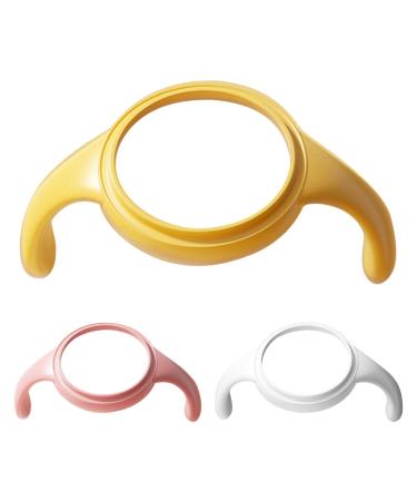 Bottle handle |Silicon baby bottle holder |Grip for wide neck bottles |Baby bottles handles for baby smallhand gripping design |Easy to grab and not slippery |3 pieces for glass baby bottles
