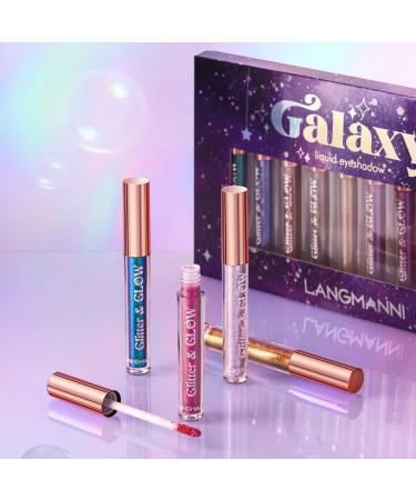Galaxy Liquid Glitter Eyeshadow & Eyeliner | Waterproof Metallic Shimmer for Long-Lasting Eye Looks - Buy Online on GoSupps.com