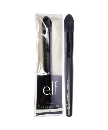e.l.f. Pointed Foundation Brush  Tapered Brush Head For Concealing  Highlighting & Contouring  For Liquid  Cream & Powder  Made With Synthetic Bristles 1 - Buy Online on GoSupps.com
