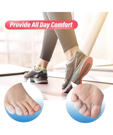 Toe Protection Silicone Caps - 20 Pcs Small Gel Cushions for Bubbles Chicken Eyes & Friction Relief | Breathable Toe Care - Buy Online on GoSupps.com