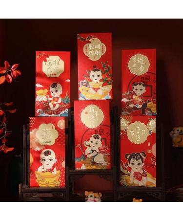 Aliaga 2022 Year of the New Year Spring Festival Hongbao Chinese Red Envelope Lucky Money Pockets C - Buy Online on GoSupps.com