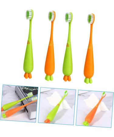 Carrots Children's Manual Toothbrush - Portable & Eco-Friendly 20 Pieces for Toddlers & Families - Buy Online on GoSupps.com