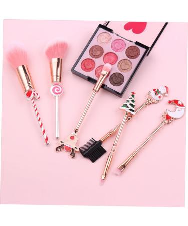 DOITOOL 7 Makeup Starter Brush Eyeshadow Brushes Xmas Make up Brushes Kit Facial Accessories Cosmetic Tools Makeup Brush Powder Brush Christmas Multifunctional Brush Elder - Buy Online on GoSupps.com