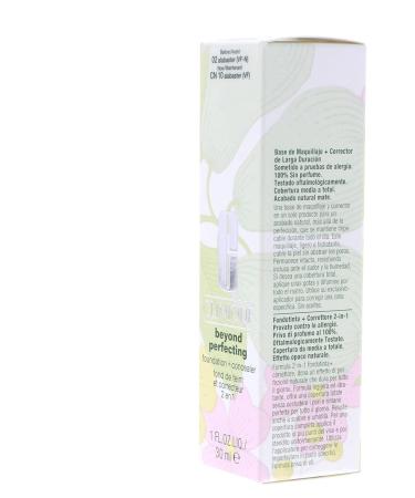Clinique Beyond Perfecting Foundation & Concealer No.02 Alabaster vf-n 1oz - Pack of 1 - Buy Online on GoSupps.com