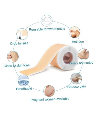 Healeved Silicone Scar Gel Patch Roll - Lighten, Nurse, and Heal Scars with Silicone Tape Stickers - Buy Online on GoSupps.com