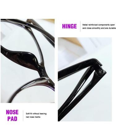 VzuhSW Blue Light Filter Glasses - Gaming & Reading Screen Glasses for Eye Fatigue Relief | Stylish Unisex Design - Perfect for Men & Women - Buy Online on GoSupps.com