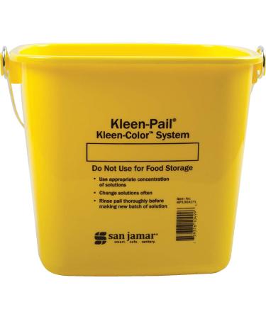 San Jamar Kleen-Pail 6 Qt Yellow Plastic Cleaning Bucket - Buy Online on GoSupps.com