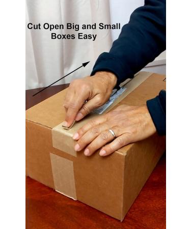 EZ Opener Ceramic Safety Cutter | Multi-Purpose Opens Packages - Shrink Wrap - Clam Shells and more | Finger Safe (Black) - Buy Online on GoSupps.com