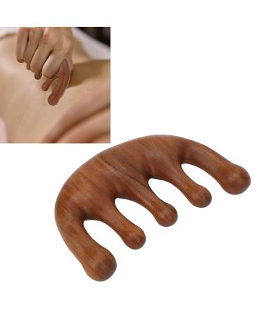 Shop Premium Head Massage Comb | Sandalwood Gua Sha Scalp Massager for Relaxation & Wellness - Buy Online on GoSupps.com