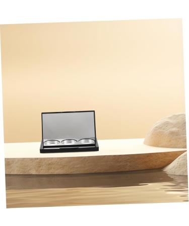  Beatifufu Refillable Makeup Palette Empty Eyeshadow Organizer Makeup Pans with 3 Grids Portable Blush Palette Cosmetic Storage Pans Travel Makeup Organizer - Buy Online on GoSupps.com