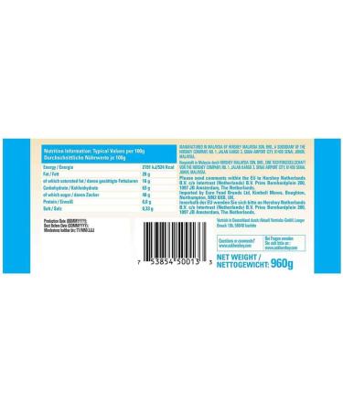  Hersheys Hershey's Cookies White Chocolate Cream with Chocolate Cookie Pieces 40g - Buy Online on GoSupps.com