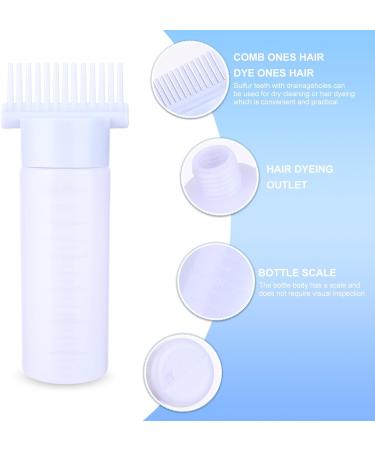 Root Comb Applicator Bottle 6oz - Hair Oil & Dye Applicator Brush with Graduated Scale - Buy Online on GoSupps.com