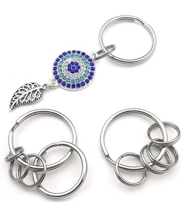 250pcs Stainless Steel Split Rings Double Loop Jump Rings for Jewelry Making - 1.0x12mm-12653 - Buy Online on GoSupps.com