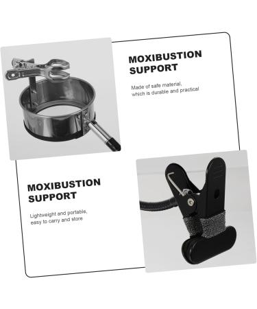 Frcolor Moxibustion Clip Holder - 3 Sets MOXA Stick Support Frame with Ash Collector - Moxibustion Apparatus 73x10.5cm - Buy Online on GoSupps.com