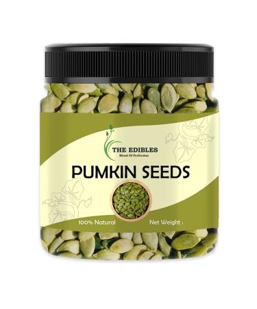 THE EDIBLES Raw Pumpkin Seeds - 250g Protein and Fiber Rich Superfood For Eating_Packing May Vary