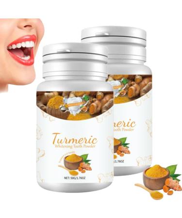 Turmeric Teeth Whitening Powder, Teeth Whitening Powder for White Teeth, Visible Cleaning Effect, Teeth Whitener, Cosmetic Teeth Cleaning (2)