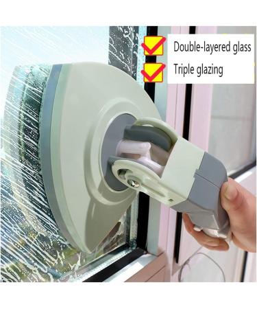 Window Cleaner Wipers Double-Side Glass Cleaner for Glass Windows & Doors Car Window Cleaner Adjustable 15-35Mm B with retractable rod - Buy Online on GoSupps.com