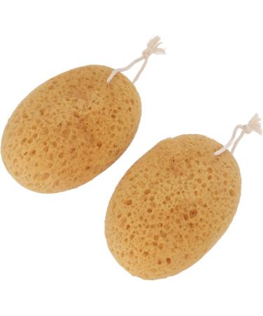 2-Piece Peeling Shower Sponge Set | Gentle Exfoliation for Soft Smooth Skin | Ideal for Sensitive Skin - Buy Online on GoSupps.com