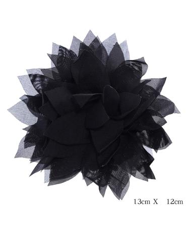 KABELIFE Floral Hair Clip - Stylish Black Hair Claw for Women & Girls - Trendy Hair Accessories - Buy Online on GoSupps.com