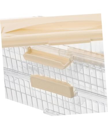 Mikikit Egg Storage Box Egg Holder Refrigerator Transparent Egg Racks The Pet Tray Drawer re-usable As Shown 32.00X13.90X10.20CM - Buy Online on GoSupps.com