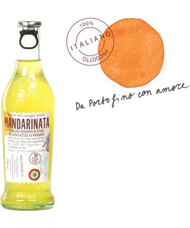 Niasca Portofino Mandarinata Sparkling Mandarin Soda Glass Bottle 250 ml (4 Count) - Buy Online on GoSupps.com
