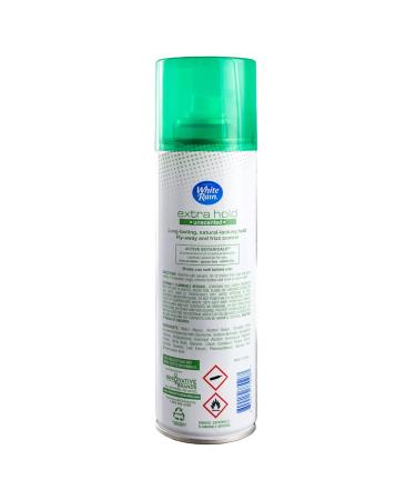 White Rain Aerosol Hairspray Unscented Extra Hold 7 oz (Pack of 12) Unscented 7 Fl Oz (Pack of 12) - Buy Online on GoSupps.com