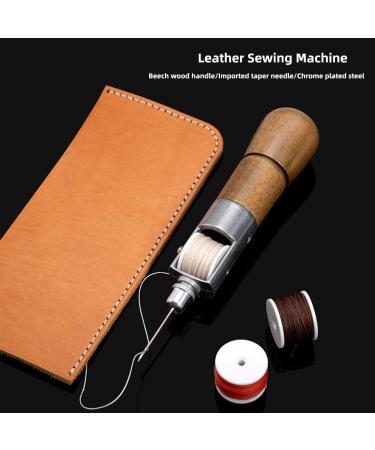 WUTA Professional Leather Stitch Awl Tool Kit for Shoes, Bags, Belts - Repair Lock Stitch Set with Speedy Stitcher Tool (4 Thread Colors) - Buy Online on GoSupps.com