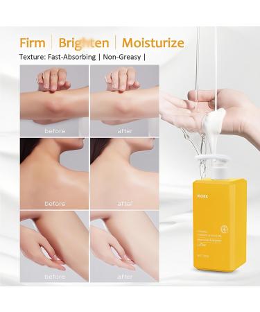 Turmeric & Vitamin C Cream Face Body Lotion - Firming Brightening and Moisturizing Skin Care (300ml) - Buy Online on GoSupps.com