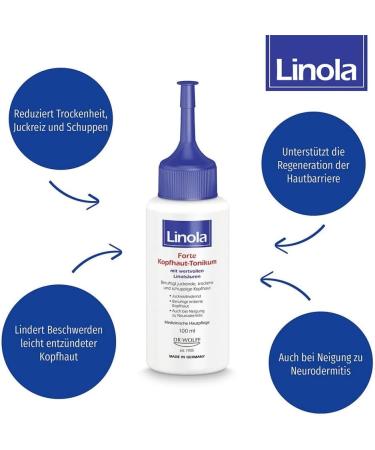 Linola Scalp Tonic Forte 100 ml - Soothing Treatment for Thinning Hair | Fast International Shipping - Buy Online on GoSupps.com