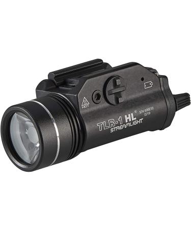 Streamlight 69260 TLR-1 HL 1000-Lumen Weapon Light With Rail Locating Keys, Black Black Light Only Light