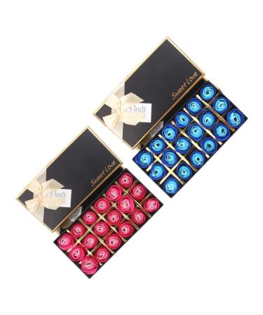 TOVINANNA 2boxes Creative Fragrance for Women Motherd Day Clipper Holders for Barbers Mothered Day Womens+perfume Perfumes for Women Flower Soap Women+perfume Box Rose