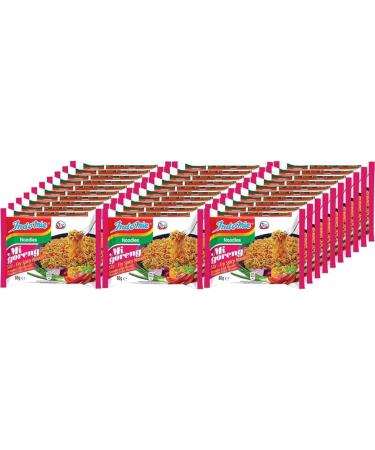 Indomie Mi Goreng Stir Fry Spicy Noodles 80g (Pack of 20) | Authentic Indonesian Instant Noodles | Versatile Meal Option | Ready in 3 Minutes - Buy Online on GoSupps.com