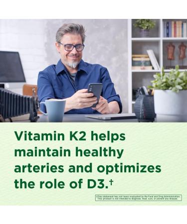 INNERVISNUTRITION Vitamin D3 5000 IU + K2 MK-7 100mcg Bone Heart & Immune Support Easy to Swallow 60 Capsules - Buy Online on GoSupps.com