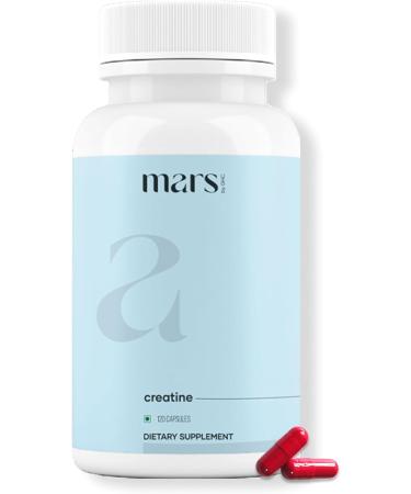 Mars Micronized Creatine Monohydrate Caps with Shilajit & Surgemax (120N) | 100% Pure & Natural | Overall Well-Being - Pack of 1 - Buy Online on GoSupps.com
