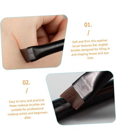 POPETPOP 6 Sets Eyeliner Brush Makeup Brush Multi Function Eyebrow Brush Flat Eyebrow Brush Ear Piercing Kit Multifunctional Eye Liner Wands Cosmetic Brush Eyes Newborn Wood - Buy Online on GoSupps.com