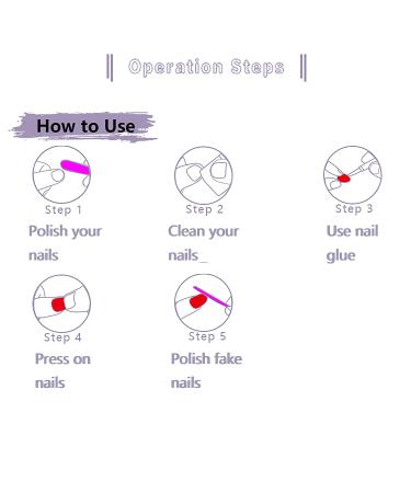 24 Pcs Short Coffin Press On Nails - Black Graffiti Acrylic Fake Nails with Glue for Women & Girls - Buy Online on GoSupps.com