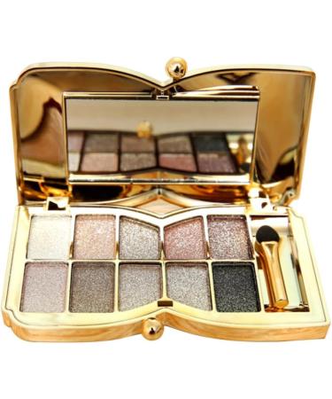 NOLITOY 3pcs Colorful Glitter # Shadow Makeup Colors Mirror & Brush Eyeshadow With - Buy Online on GoSupps.com