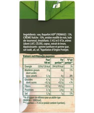 Knorr Les Moments Gourmets Roquefort Sauce 4 Parts 30 cl - Pack of 4 - Buy Online on GoSupps.com