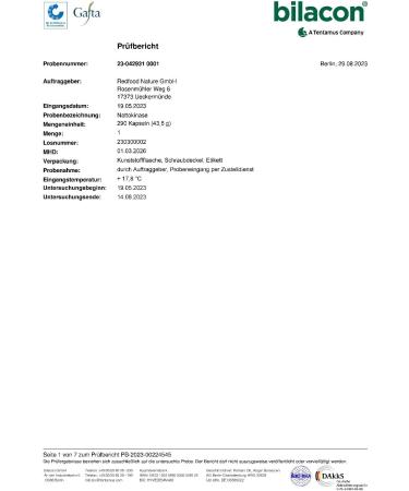 Buy Redfood Nattokinase Capsules - High Dose 290 Capsules (20 000 FU/g) | Vegan GMO-Free Soy Lab-Tested 9-Month Supply - Buy Online on GoSupps.com