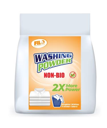 Filo Non Bio Washing Powder 10kg - Gentle Hypoallergenic Non-Bio Laundry Detergent - Big Value Pack for 500 Washes - Non Biological Stain Remover - Skin Friendly Non Toxic Laundry Cleaner