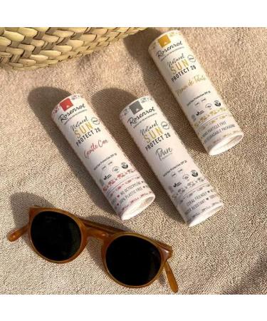 Rose Red Natural Cosmetics Sun Stick LSF 20 - Fragrance-Free Waterproof Organic Dermatologically Tested UVA & UVB Protection - Buy Online on GoSupps.com