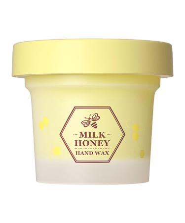 YUNFANG Peelable Hand Wax - Moisturizing Hand Wax with Milk and Honey Hydrate and repair aging cracked hands with Skin Renew Wax 120g Yunfang